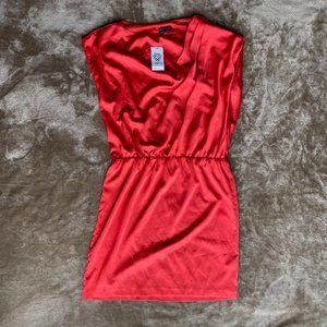Vince Camuto St. Tropez Red Orange Salmon Dress